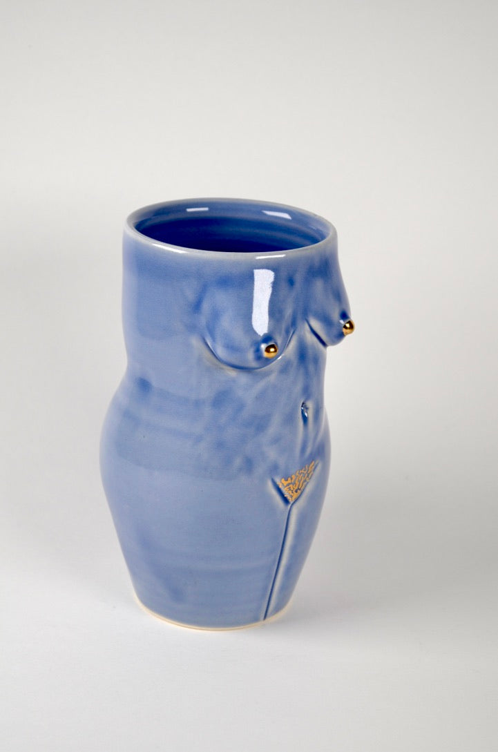 Blue Lady Vase - Small