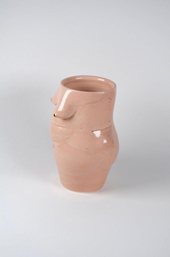 Pink Freckled Lady Vase - Small